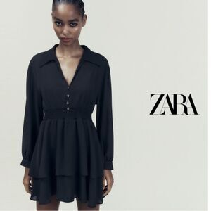 ZARA  Short Double Layer Dress NWT SIZE‎ M